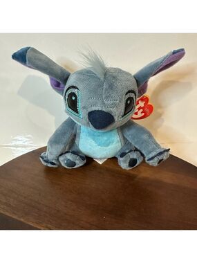 TY Sparkle Stitch Plush – Disney Lilo & Stitch – Glitter Eyes – 7”
